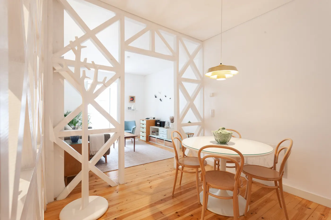 Dining area towards the living room